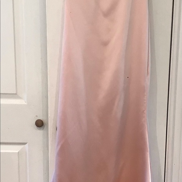 I have a beautiful size 8 brand new light pink satin prom dress. It is stunning! - Picture 4 of 8